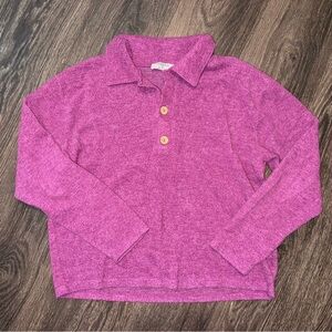 Zenana Outfitters Women’s Magenta Polo Shirt